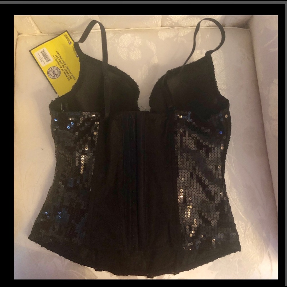 DC COMICS BATMAN SEQUIN CORSET - Picture 5 of 8